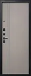 Дверь B(V-17) Черный муар + Кашемир графит - Кашемир грей DIS007355 фото