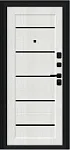 Дверь Браво Борн/SBlack Букле черное/Bianco Melinga DIS007403 фото