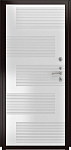 Дверь ДвериПРО Аура ФЛ-185 (10мм, ПВХ Ясень белый) DPRO227820 фото