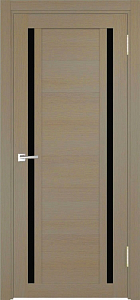 Товар Межкомнатная дверь Легенда Z-3 Тон Неаполь Остекление Лакобель черное